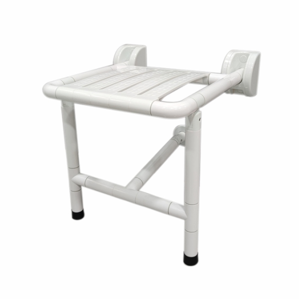 AER Shower Seat Grab Bar SFSS 1H W white finished ABS and SS201 material 455x450 mm