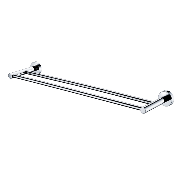 AER ACS 01-02 C premium dual rail stainless steel towel holder close up