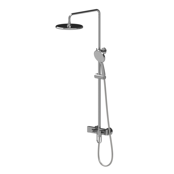 AER Mixer Bathtub Shower Column Set Chrome MBS - M1