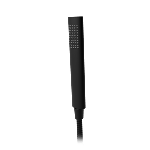 AER PSH1 - 1 BL luxury cylindrical minimalist brass hand shower head close up