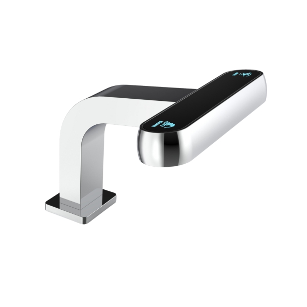 AER SET - W6 automatic touchless brass water tap and integrated liquid soap dispenser