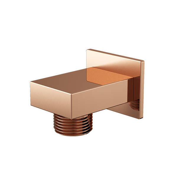 AER Rose Gold Shower Outlet SPH 03 RG wall supply elbow brass