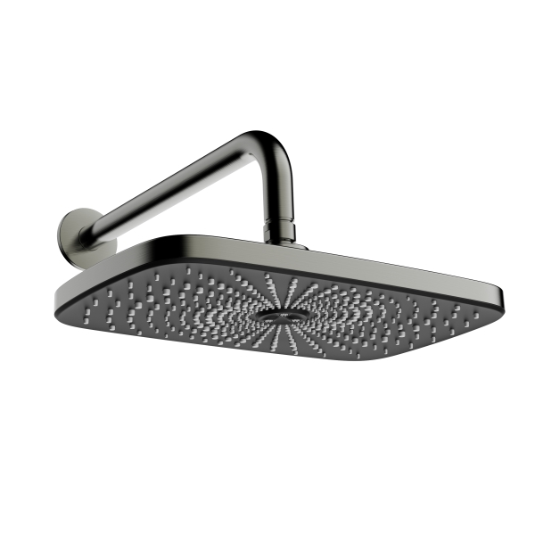 AER WS 29 GM premium gun metal luxury overhead shower head details