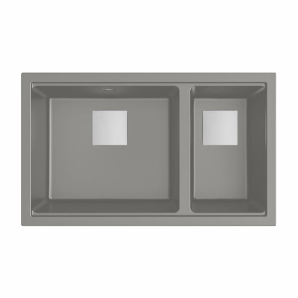 AER Grey Undermount Granite Kitchen Sink KS2 - 08G
