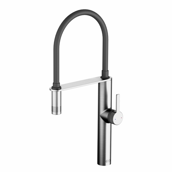 AER Chrome Pull-Out Mixer Kitchen Faucet Brass SAM - KP3
