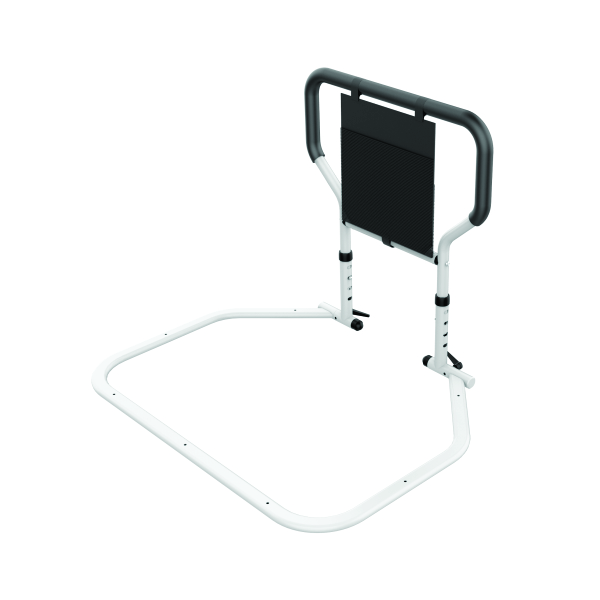 AER White Black Bedside Assist Grab Bar SFBG 1A WBL