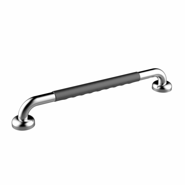 AER Chrome Black Safety Handrail Grab Bar SFGB 1B BL 50 cm