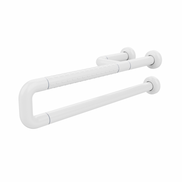 AER White Wash Basin Safety Grab Bar SFWG 1A W